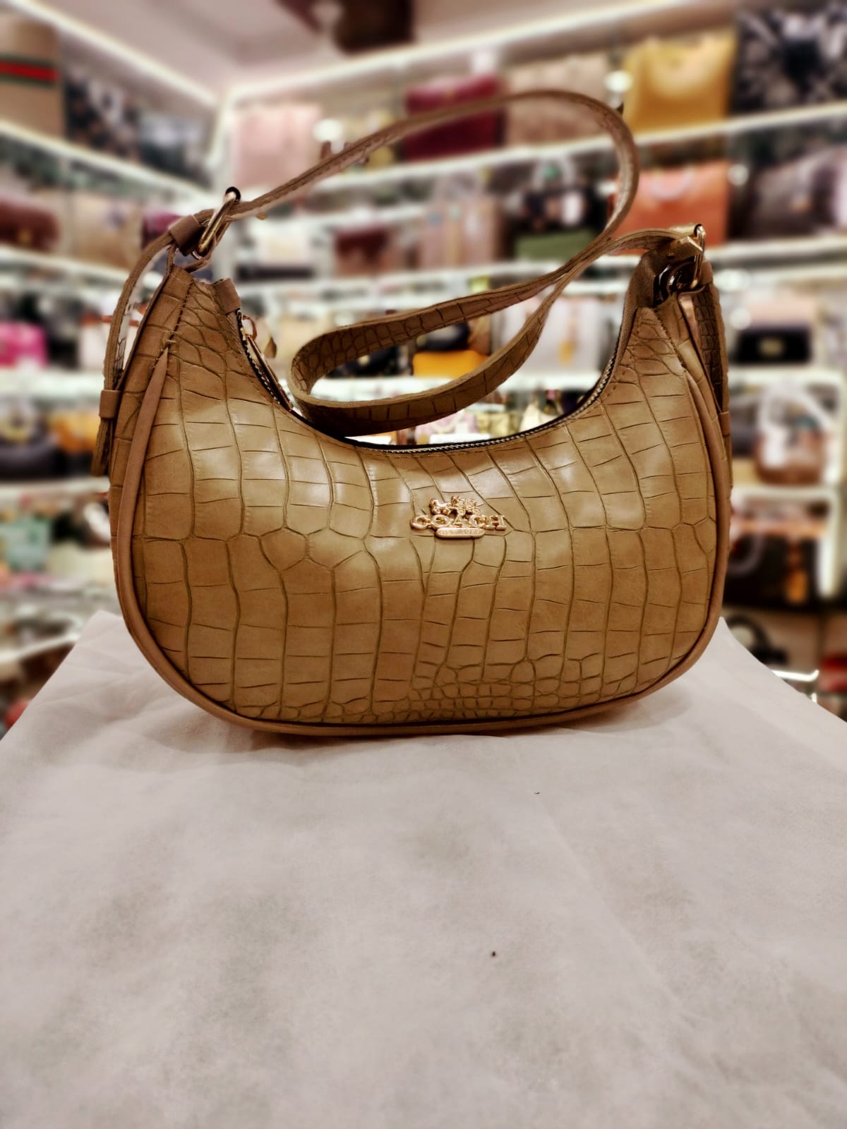 coach moon shape shoulder bag
