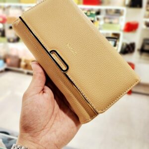 beautiful long wallet in skin color