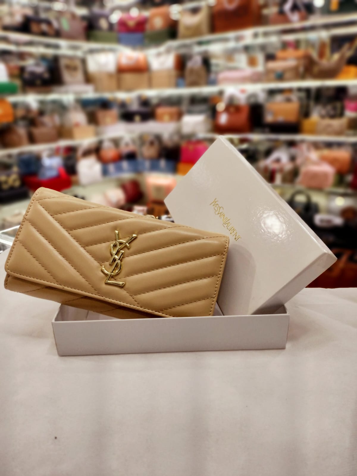 beautiful yves saint laurent (ysl) wallet