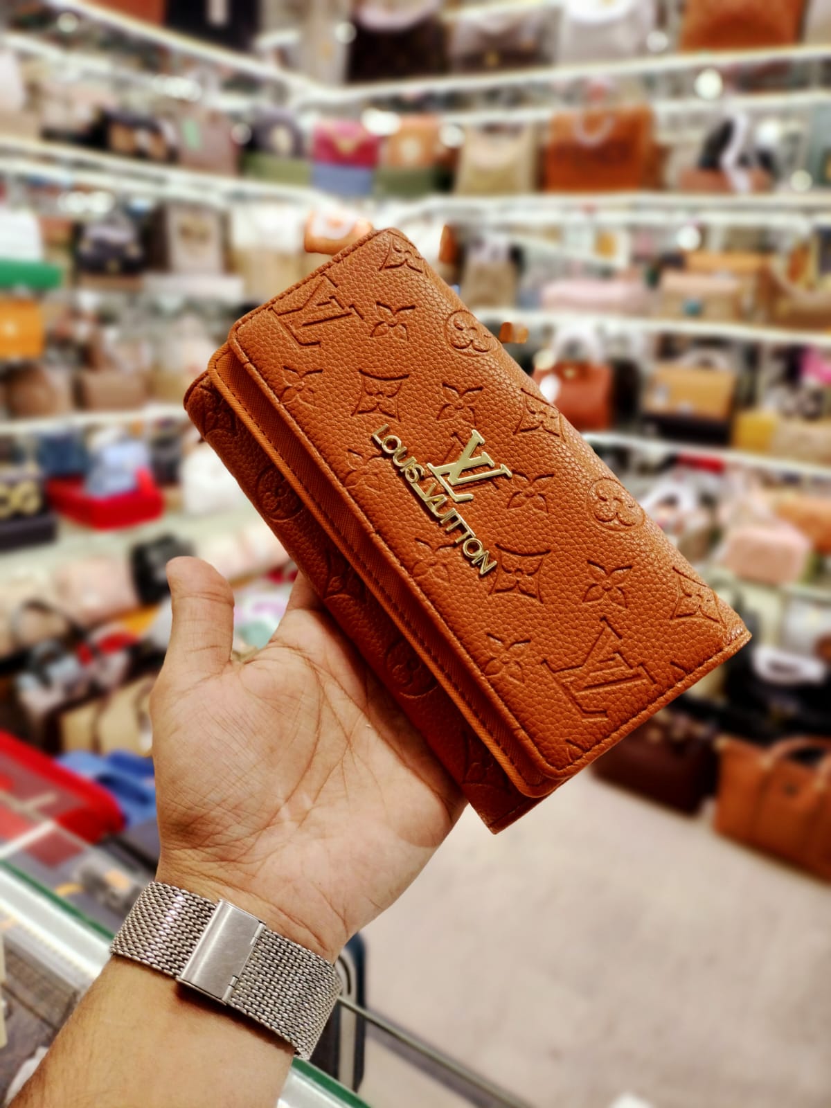 louis vuitton wallet brown