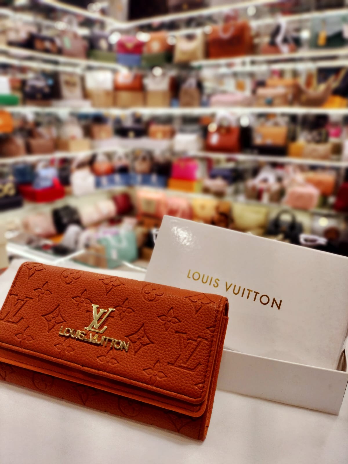 louis vuitton wallet brown